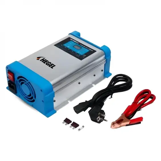 Hegel 60A 12 Volt AC-DC 7 Aşamalı Şarj Modlu Çift Pil Çıkışlı Akü Şarj Cihazı