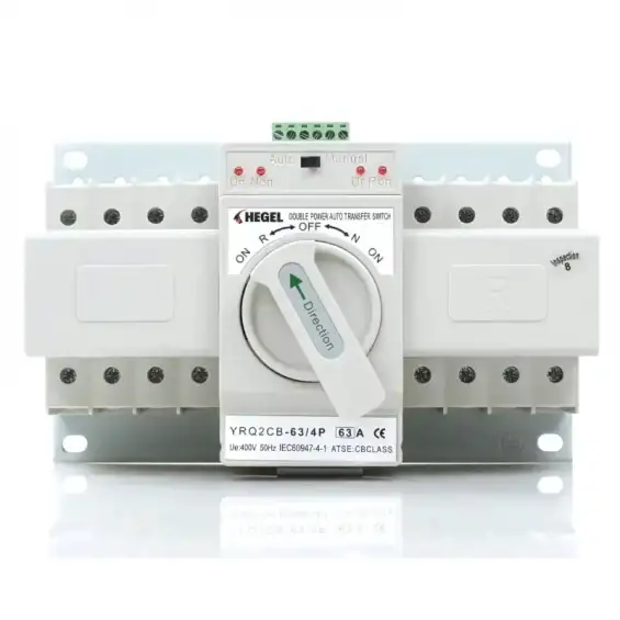 Hegel 63A 400V Trifaze Otomatik-Manuel Transfer Switch