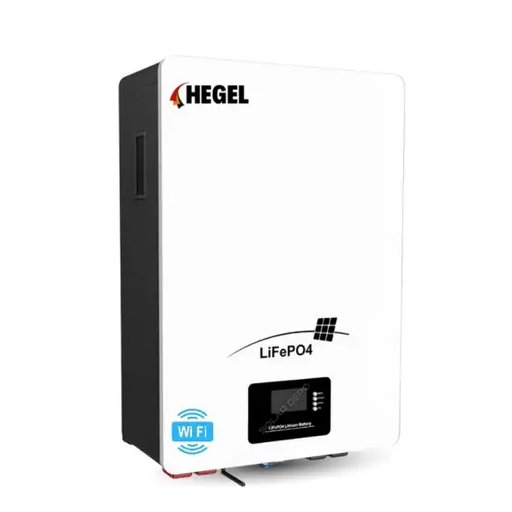 Hegel LiFePO4 Akü 51.2V 100Ah 5.12KWH Duvar Tipi Lityum Akü + Wifi