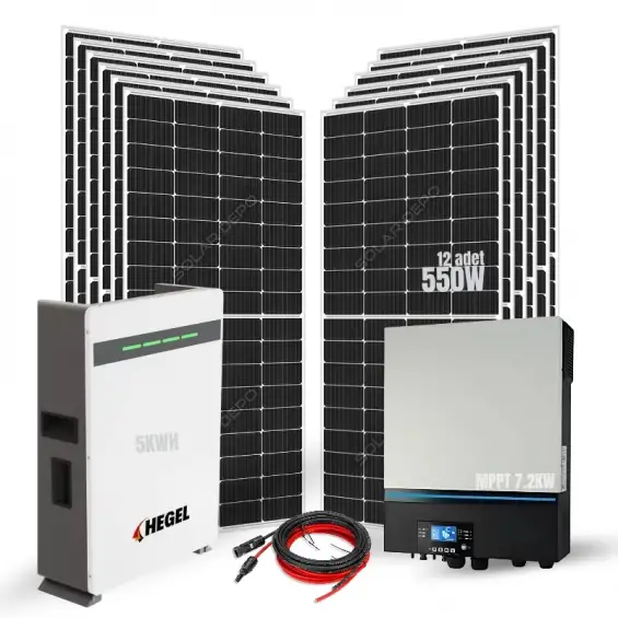 Isı Pompası Çalıştıran Hibrit Solar Paket - Isı Pompası için Güneş Paneli Seti