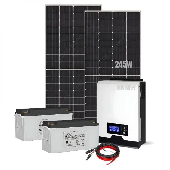 Karavan Güneş Enerjisi Paketi - 2.9 KW - 4.4 KW Günlük Üretim - Buzdolabı Çalıştıran Solar Paket MAX2