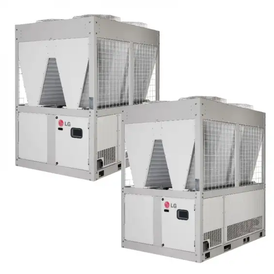 LG 328 KW Isı Pompası Kaskad Paket Büyük Kapasiteli Isıtma ve Soğutma