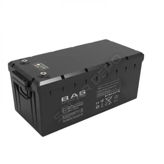 Lityum Akü 12.8V 200Ah 2.56Kwh LiFePo4 Batarya Akü