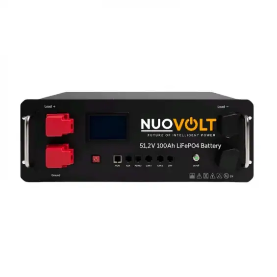 NuoVolt 51.2V 100Ah - 5.12 kWh LiFePO4 Kaset Tipi Lityum Akü