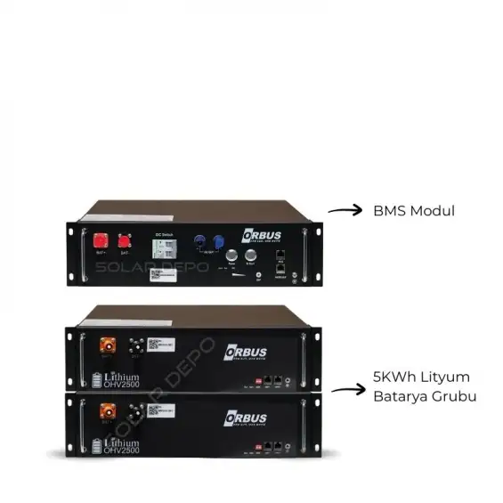 Orbus Lityum Akü 110HV 2.5Kwh LiFePo4 Batarya Akü