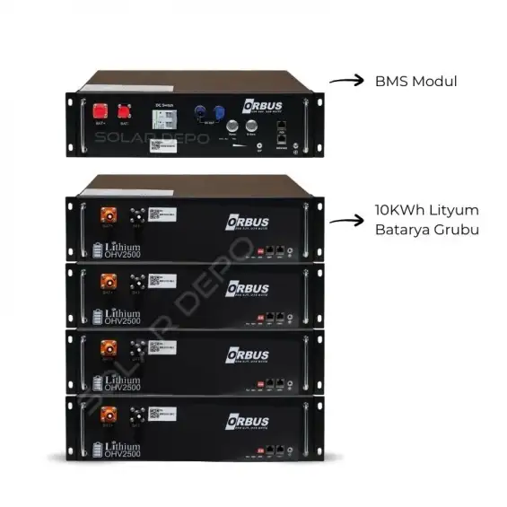 Orbus Lityum Akü 110HV 2.5Kwh LiFePo4 Batarya Akü