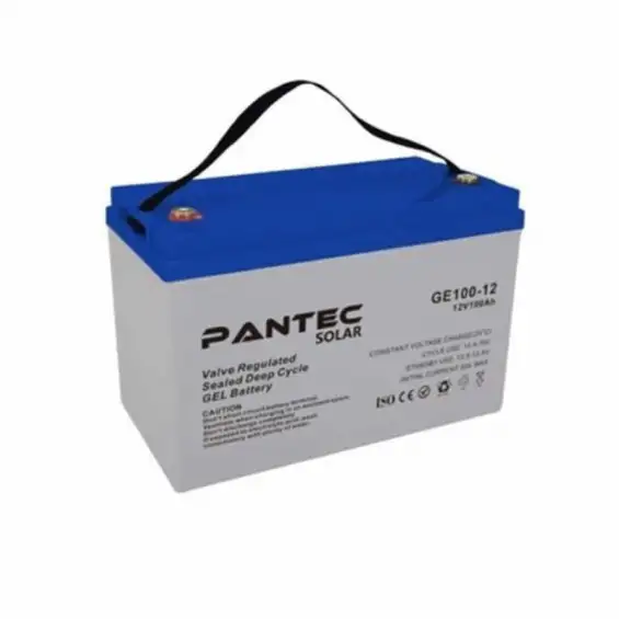Pantec Solar 12V 100Ah Derin Döngü Jel Akü