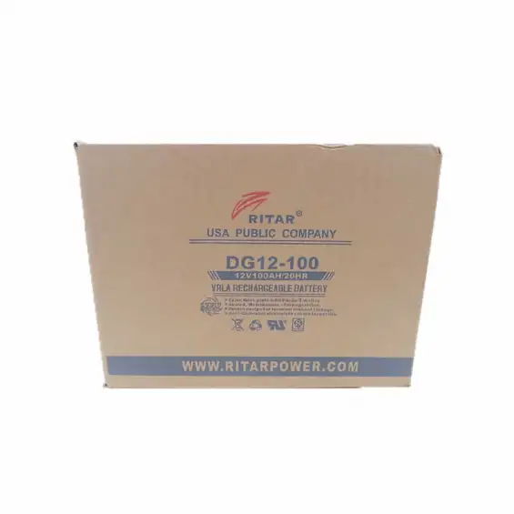 Ritar 100Ah 12V İthal Derin Döngü Jel Akü