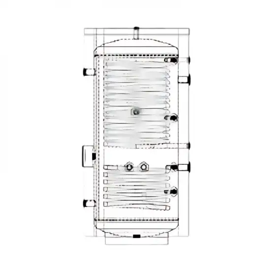 Solimpeks Solikombi 1000 Litre Çift Serpantinli Boyler
