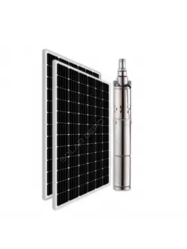 2 adet Güneş Paneli ile Çalışan 12 Volt Sulama Paketi - Max.30 Metre - Max.1.5m³ Su