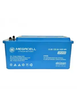 Lityum Akü 12.8V 150Ah 1.92Kwh LiFePo4 Batarya Akü