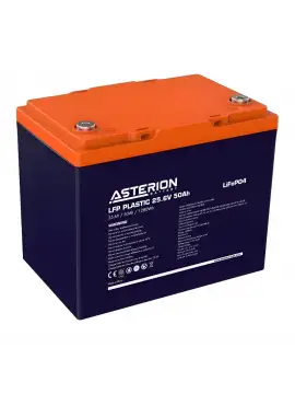 Asterion 25.6 Volt 50Ah Lityum Akü - LiFePo4 Batarya Akü