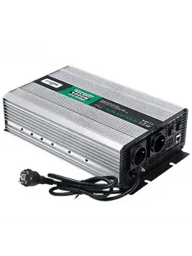 Carspa 1KW 1000 Watt 12 Volt Tam Sinüs Karavan İnverteri - Şebekeden Şarjlı