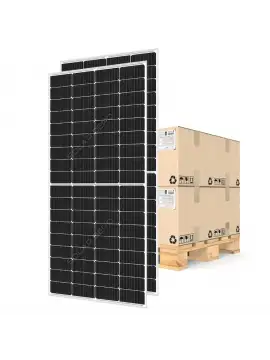Gazioğlu Solar 550 Watt A+ Half Cut Güneş Paneli - Monokristal Solar Panel - 25 Adet Palet
