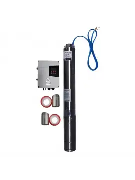 GMG 300 Volt 2200W Sürücülü DC Solar Dalgıç Derin Kuyu Pompası - Max.110 Metre - Max.13 Ton Su