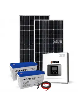 Günlük 4KW Üretim - Buzdolabı + Tv + Aydınlatma Güneş Enerjisi Paketi - PRO2