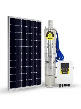 1 adet Güneş Paneli ile Çalışan 24 Volt Sulama Paketi - Max.70 Metre - Max.1.8 Ton Su