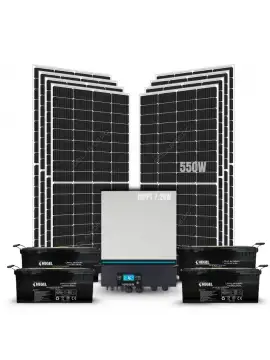 Isı Pompası Çalıştıran Villalara Özel Güneş Enerjisi Paketi - Günlük 26 KW - 46 KW Üretim