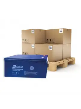 Orbus Jel Akü 200Ah 12V İthal Derin Döngü - 18 Adet Palet