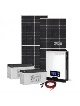 Karavan Güneş Enerjisi Paketi - 2.9 KW - 4.4 KW Günlük Üretim - Buzdolabı Çalıştıran Solar Paket MAX2