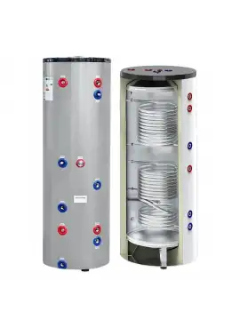 Solimpeks Solikombi 300 Litre Çift Serpantinli Boyler