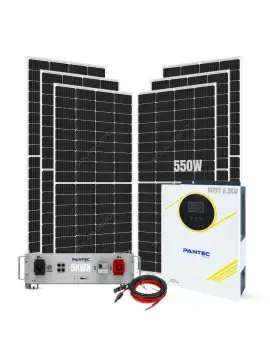 Minimalist Yaşam Alanı için Buzdolabı + TV + Aydınlatma Lityum Akülü Solar Paket