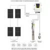 4 Adet Güneş Paneli ile Çalışan Hegel 110 Volt Dc Pompalı Sulama Paketi - Max.200 Metre - Max.4.5 Ton Su