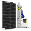 2 Adet Güneş Paneli ile Çalışan Hegel 48 Volt Dc Pompalı Sulama Paketi - Max.70 Metre - Max.4 Ton Su