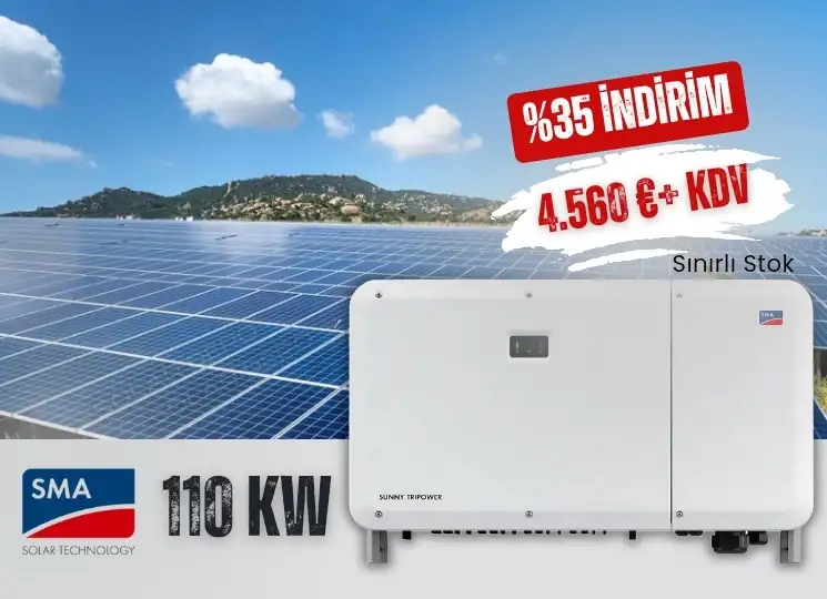SMA Sunny Tripower Core-2 110kW Trifaze %35 İndirim!