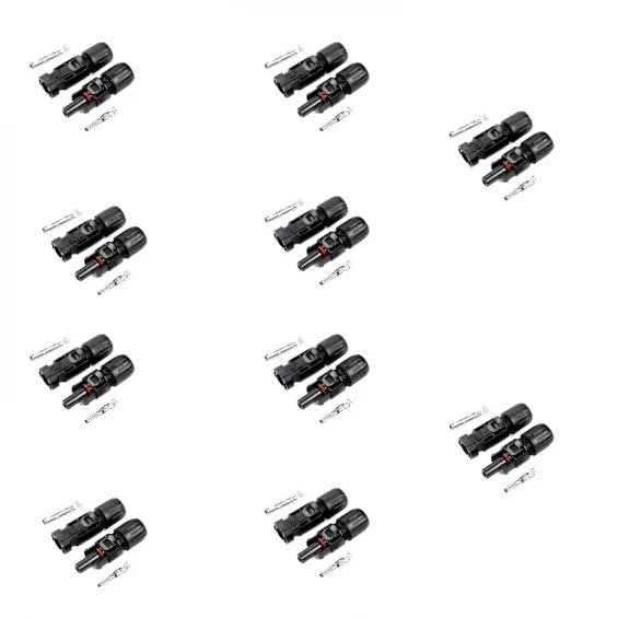 4-6mm Solar Kablo Uyumlu 1000V MC4 Güneş Paneli Bağlantı Konnektör Seti - 10 Adet