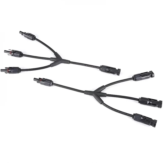 MC4 30cm Kablolu 3lü Y Tipi Paralelleme Güneş Paneli Bağlantı Konnektörü