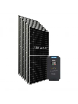 2.2KW 3HP Monofaze 220V Güneş Paneli ile Dalgıç Pompa Sistemi