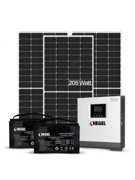 3 adet Güneş Panelli Ekonomik Güneş Enerjisi Paketi - Mini Buzdolabı + Tv + Aydınlatma Çalıştıran Solar Paket