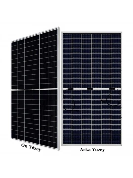 Gazioğlu Solar 375 Watt A+ Half Cut Bifacial Güneş Paneli - Monokristal Solar Panel