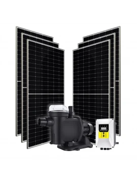6 adet Güneş Paneli ile Çalışan Hegel 1200 Watt Solar Havuz Pompası