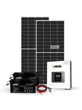 Lityum Akülü Buzdolabı + Tv + Aydınlatma Çalıştıran Güneş Enerjisi Paketi - Günlük 5.4KW - 10.9KW Üretim