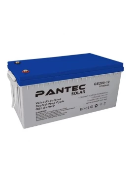Pantec Solar 12V 200Ah Derin Döngü Jel Akü