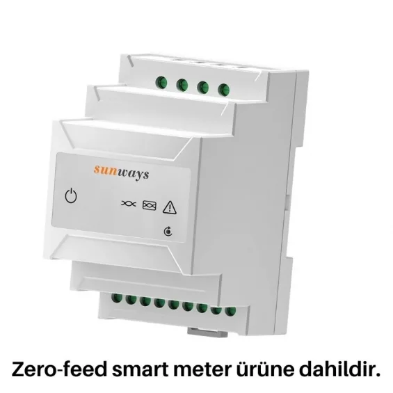 3.6KW 2xMPPT Monofaze On-Grid İnverter + Smart Meter