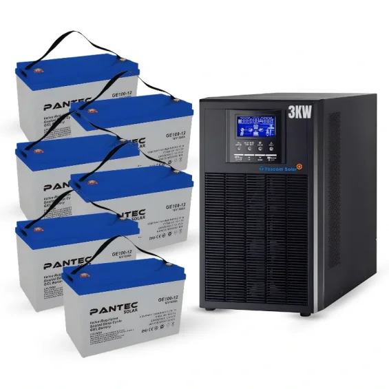 3KW Solar UPS - Ofis ve İşyeri İçin Kesintisiz Güç Paketi