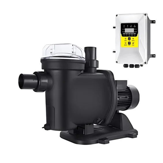 6 adet Güneş Paneli ile Çalışan Hegel 1200 Watt Solar Havuz Pompası