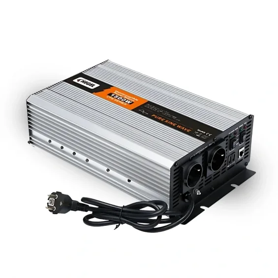 Hegel 1.5KW 1500 Watt 12 Volt Tam Sinüs Karavan İnverteri - Şebekeden Şarjlı