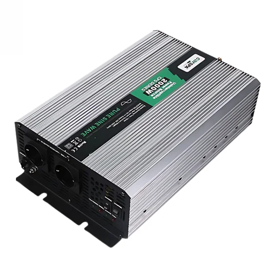 Carspa 2KW 2000 Watt 12 Volt Tam Sinüs Karavan İnverteri - Şebekeden Şarjlı