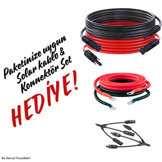 Ekonomik Bağ Evi ve Tiny House Güneş Enerjisi Paketi - Günlük 4.5 KW Üretim