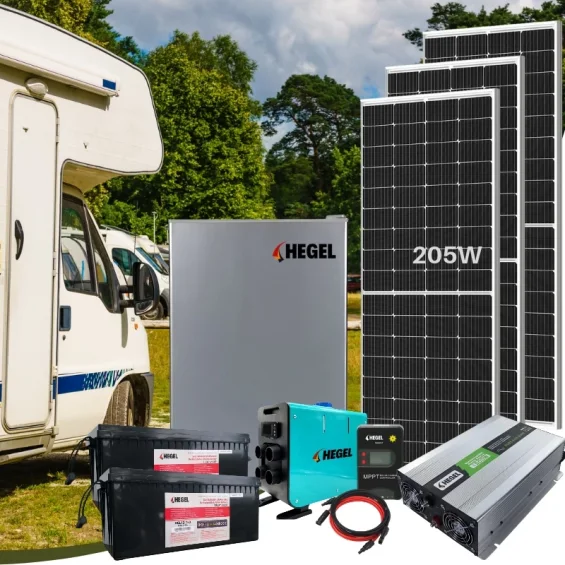 En Kapsamlı Karavan Güneş Enerjisi Paketi - Buzdolabı ve Dizel Isıtıcılı Tam Çözüm