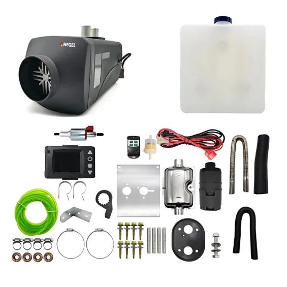 Hegel 24V 5KW Split Webasto Uzaktan Kumandalı Dizel Araç Isıtıcısı - LCD Ekran