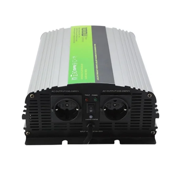 Hegel 1KW 1000 Watt 12 Volt Tam Sinüs Karavan İnverteri - Şebekeden Şarjlı