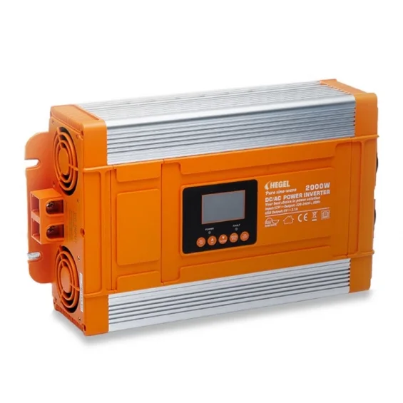 Hegel 2000 Watt 12 Volt Tam Sinüs PX Serisi İnverter LCD Göstergeli - Karavan ve Teknelere Özel