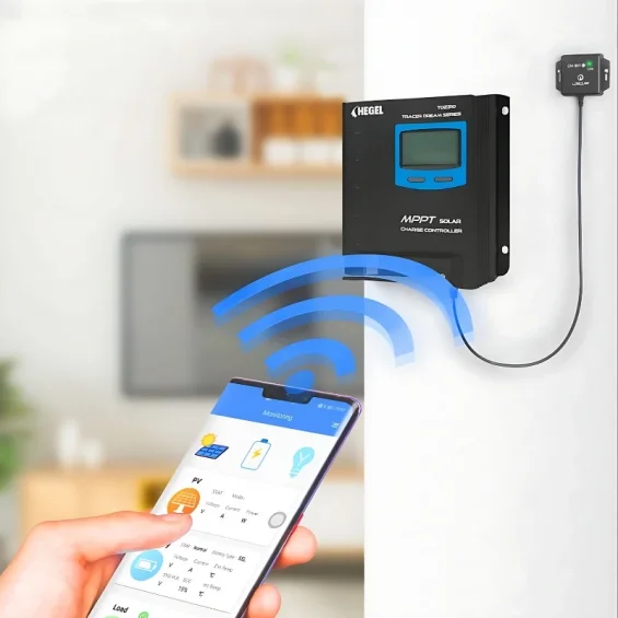 Hegel 30A 12/24 Volt MPPT Şarj Cihazı - Wifi Bağlantılı