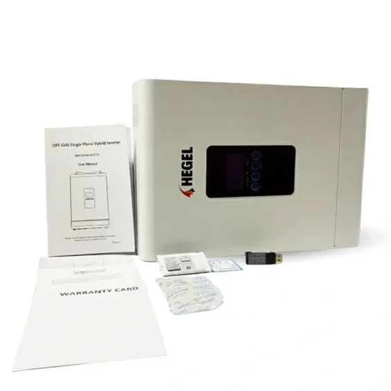 Hegel 3.6KW Tam Sinüs Akıllı İnverter 24V 100A MPPT Şarjlı İnverter - Wifi