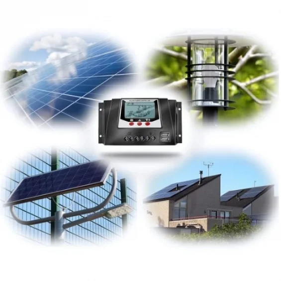 Juta 60A 12/24/48 Volt Solar Şarj Cihazı